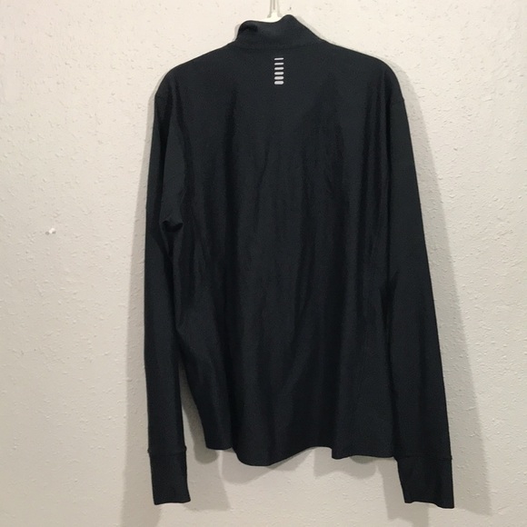 Under Armour Men's UA Qualifier ½ Zip Black Runners Long Sleeve size XL - Picture 7 of 13